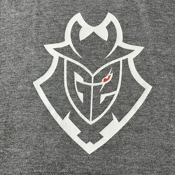 G2 Esports Hoodie Mens Medium Gray Graphic Pullover Sweatshirt Gaming - Picture 3 of 13